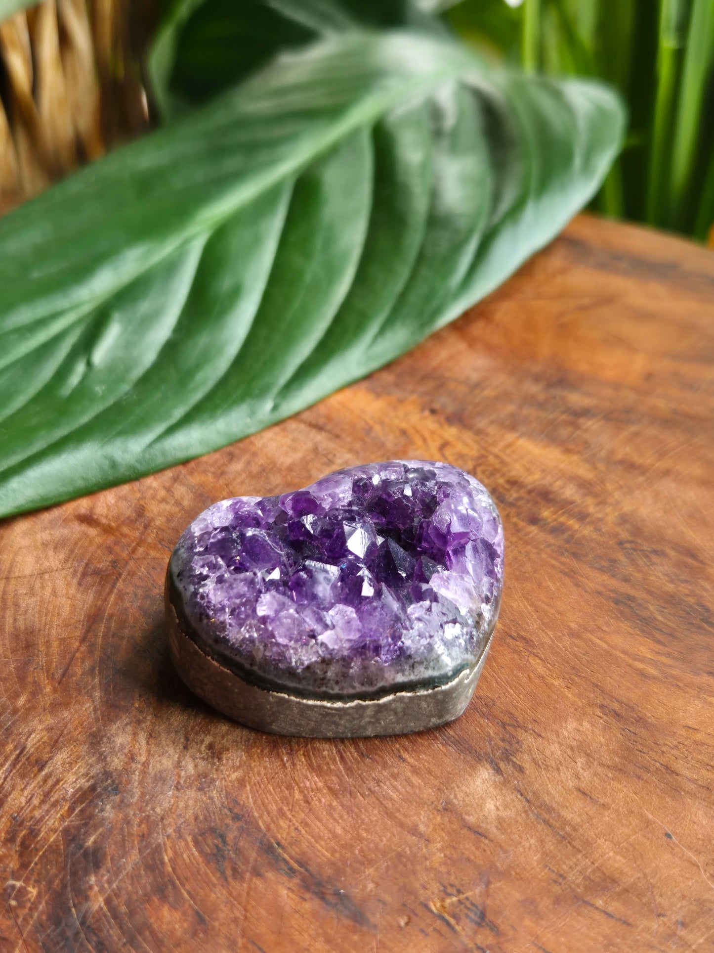 Amethyst Herz Druse AAA-Qualität Vivi