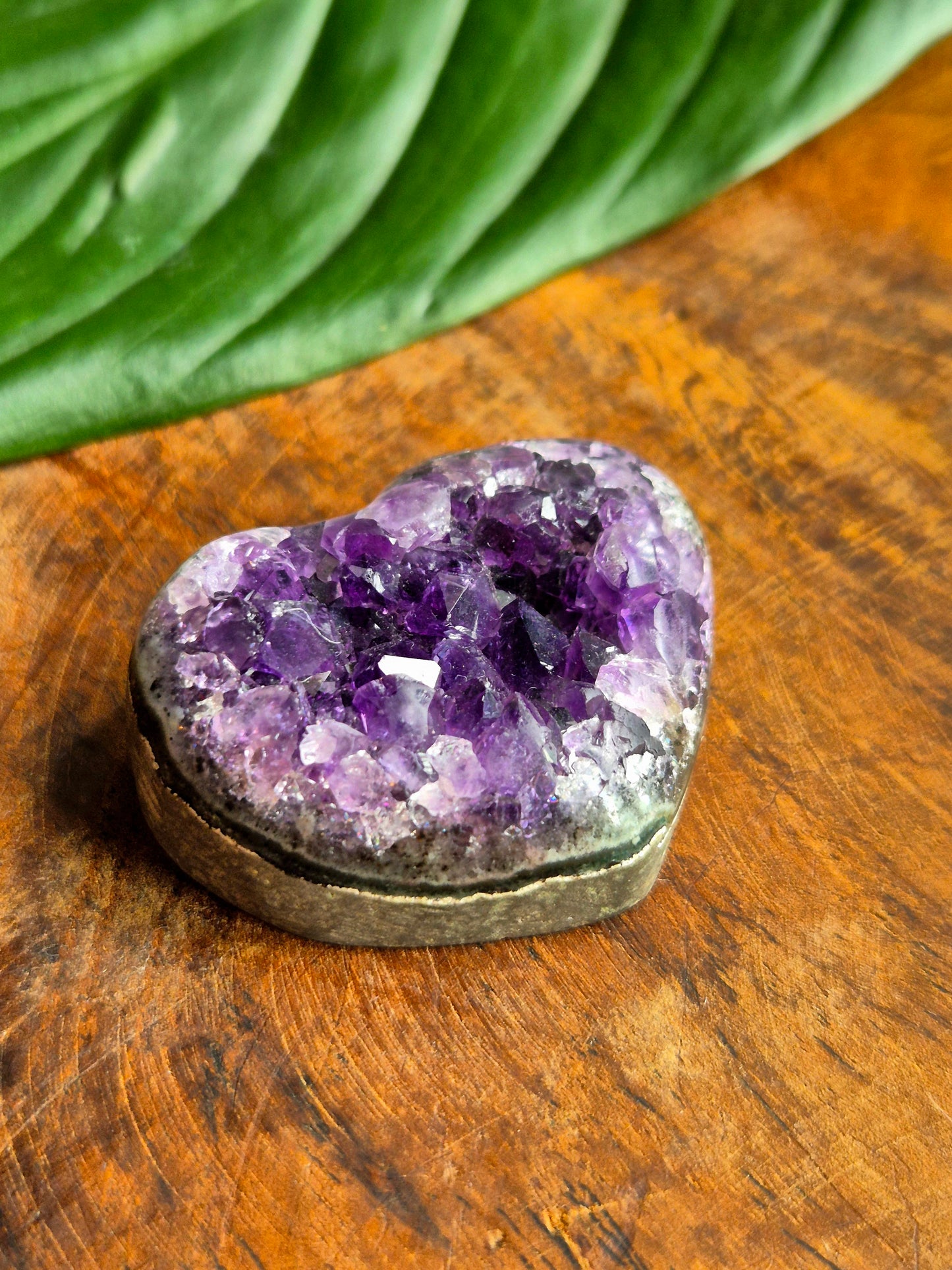 Amethyst Herz Druse AAA-Qualität Vivi