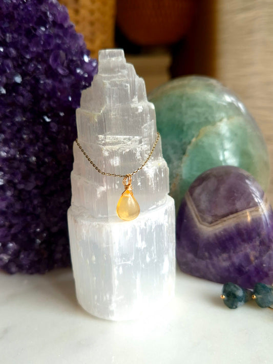 Citrin Soulbliss Halskette