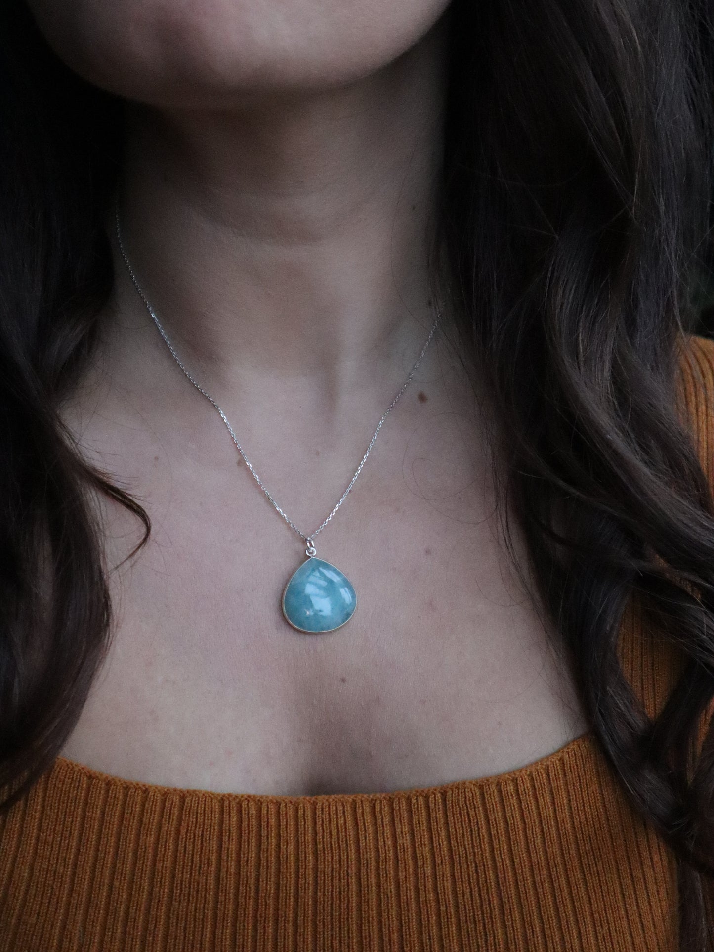 Aquamarin Allure Kette