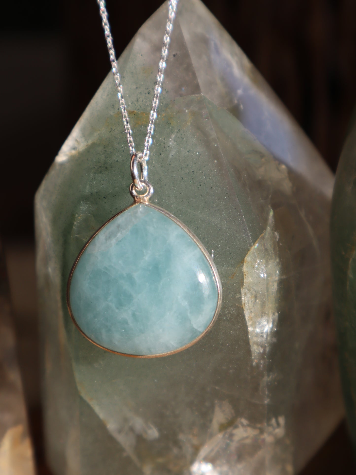 Aquamarin Allure Kette