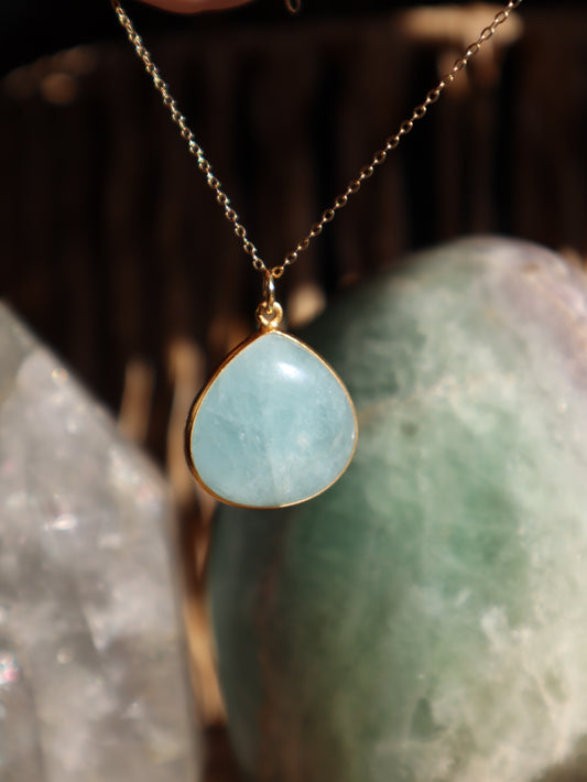 Aquamarin Allure Kette