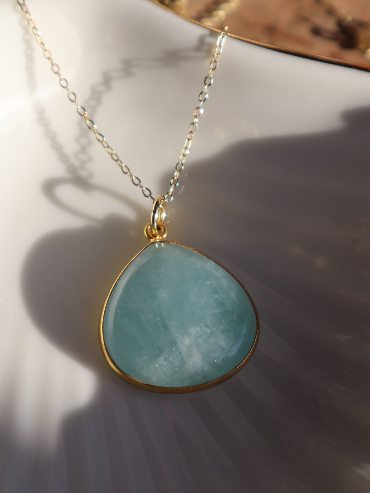 Aquamarin Allure Kette