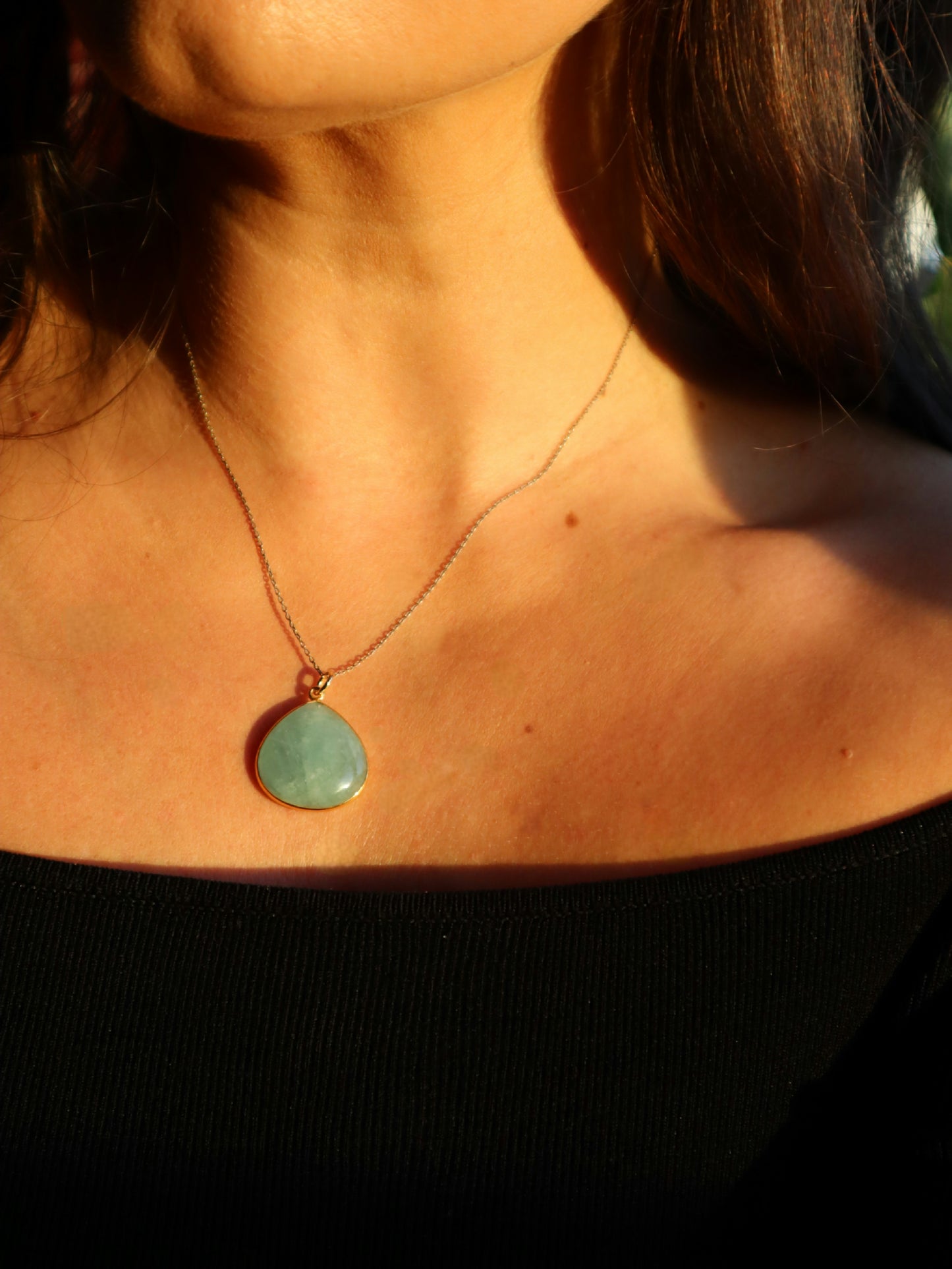 Aquamarin Allure Kette