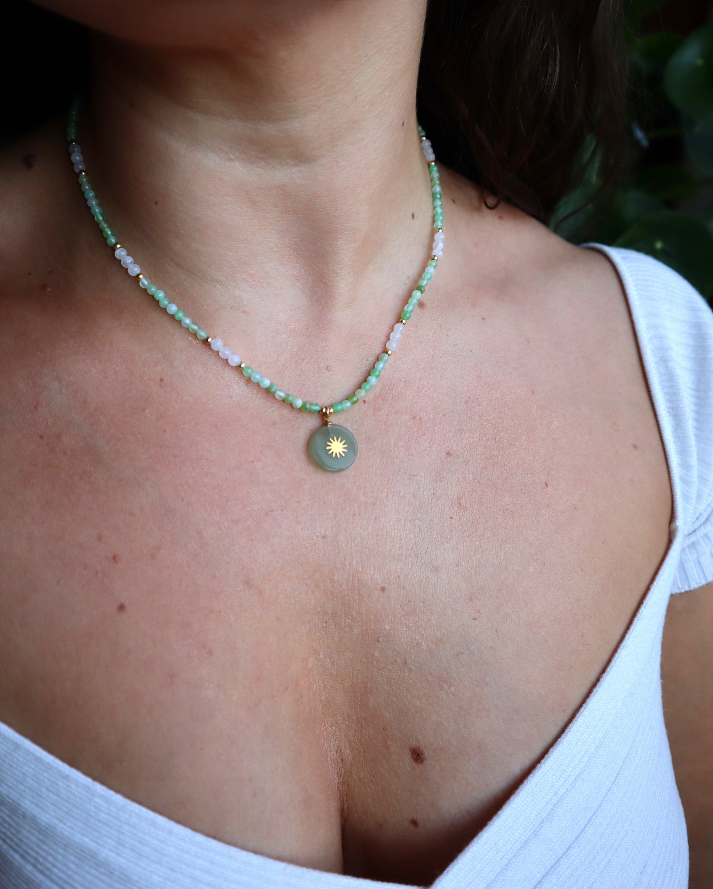 Aventurin Whispering Leaves Set