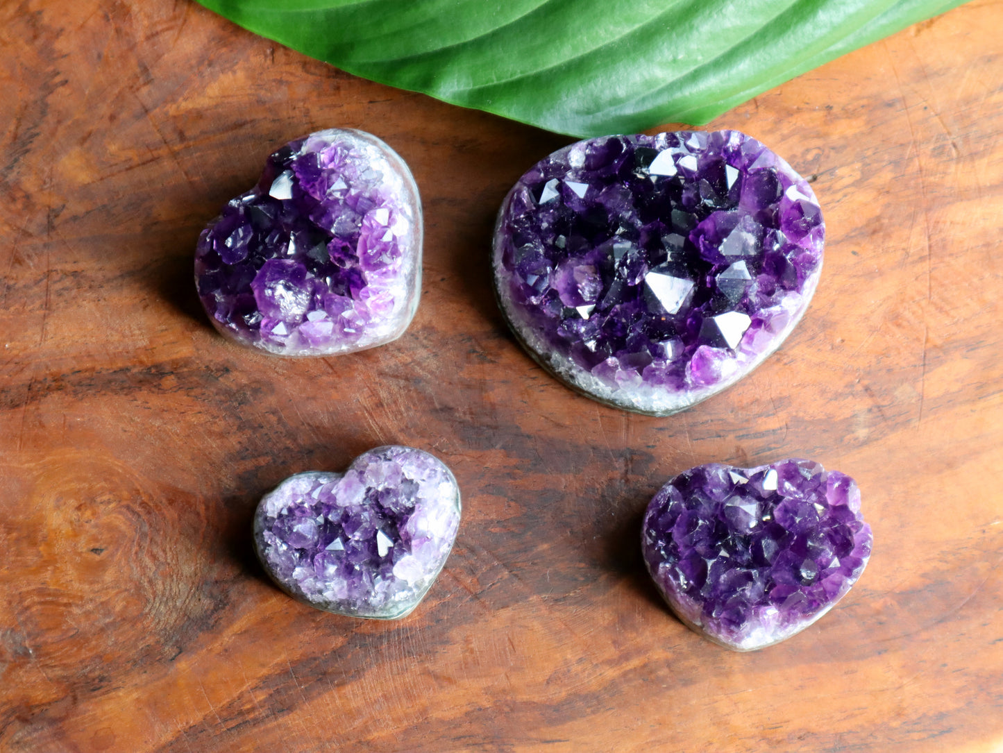 Amethyst Herz Druse AAA-Qualität Vivi