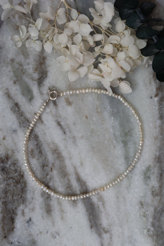 Fußkettchen Süßwasser Perlen