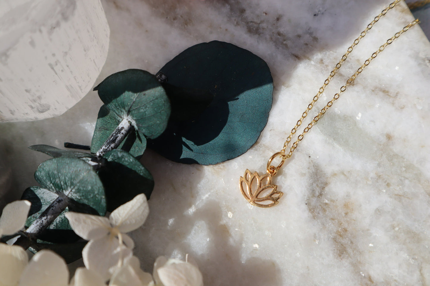 Lotus Kette gold