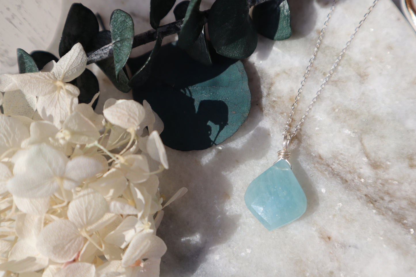 Aquamarin Aqua Muse Kette