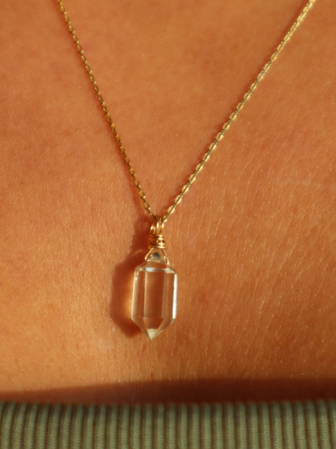 Bergkristall Inner Light Kette