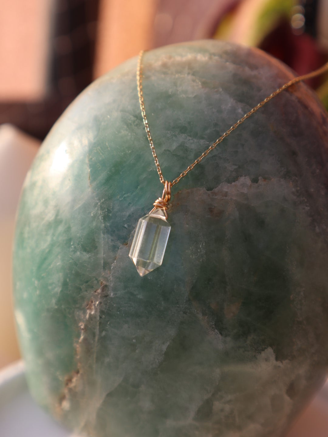 Bergkristall Inner Light Kette