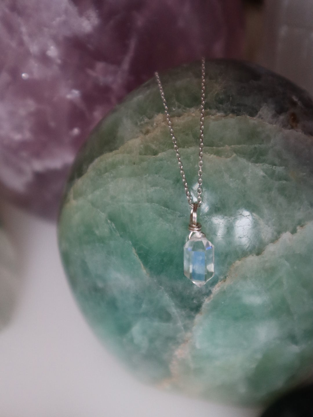 Bergkristall Inner Light Kette