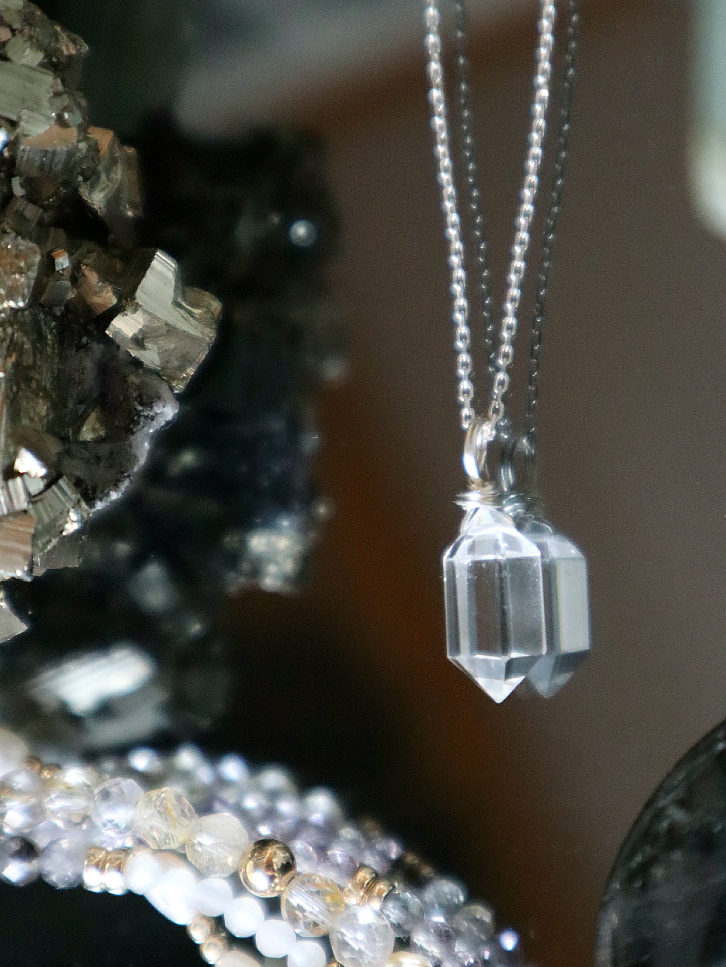 Bergkristall Inner Light Kette