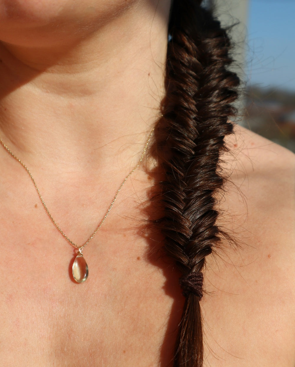 Grüner Amethyst Verdant Glow Kette