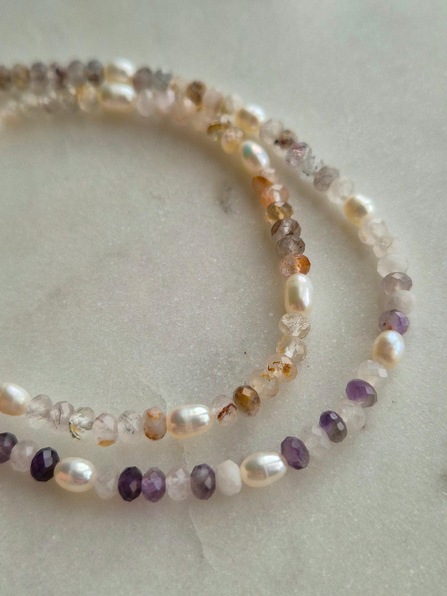 Amethyst Quarz Kette Alignment