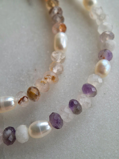 Amethyst Quarz Kette Alignment