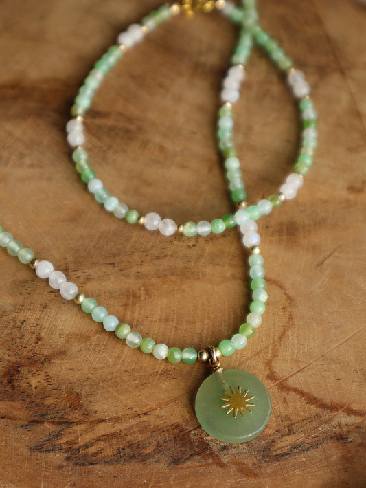 Aventurin Whispering Leaves Set