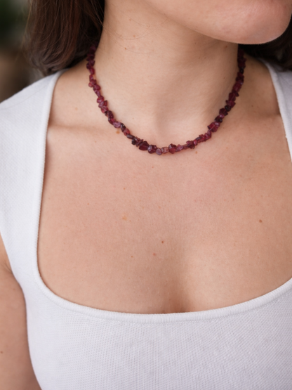 Granat Chipkette Red Veil