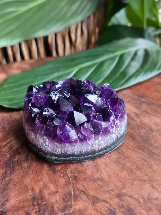 Amethyst Herz Druse AAA-Qualität Violett