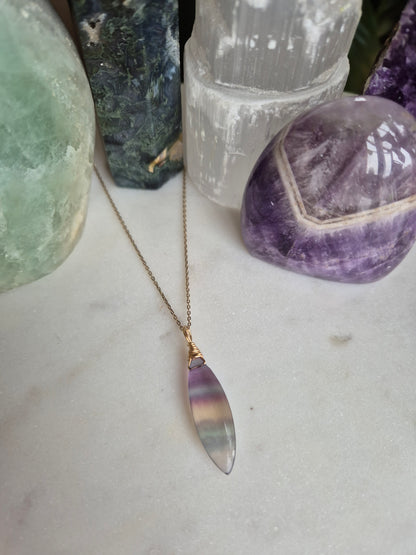 Regenbogen Fluorit Skycandy