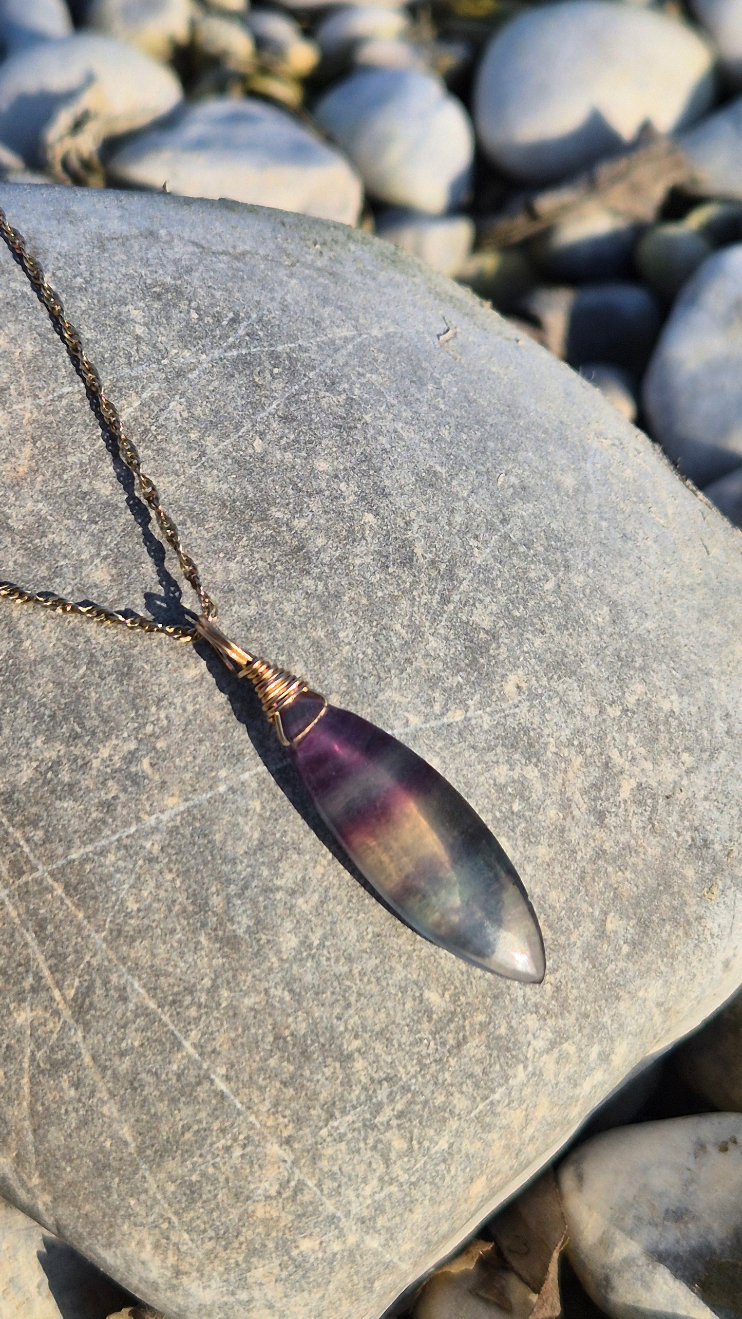 Regenbogen Fluorit Skycandy