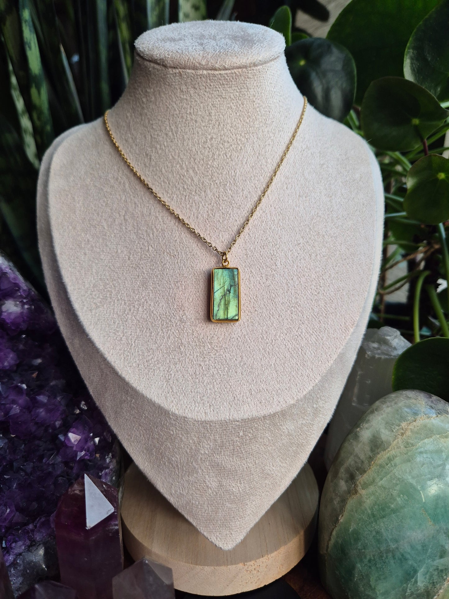 Labradorit Aurora Kette