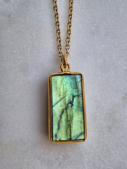 Labradorit Aurora Kette
