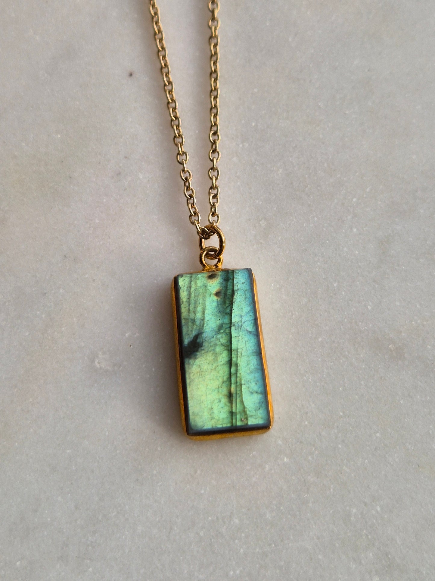 Labradorit Aurora Kette