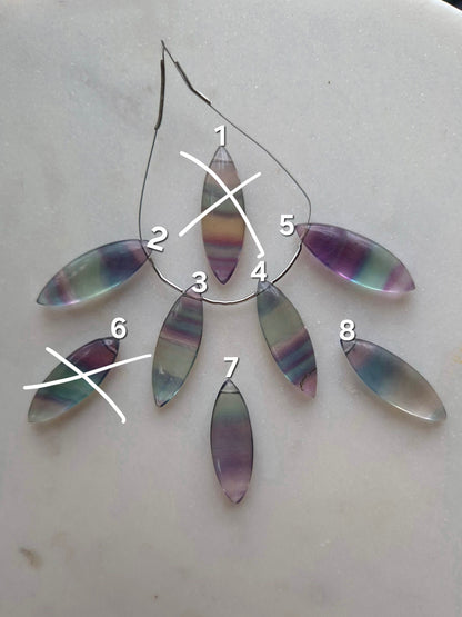 Regenbogen Fluorit Skycandy
