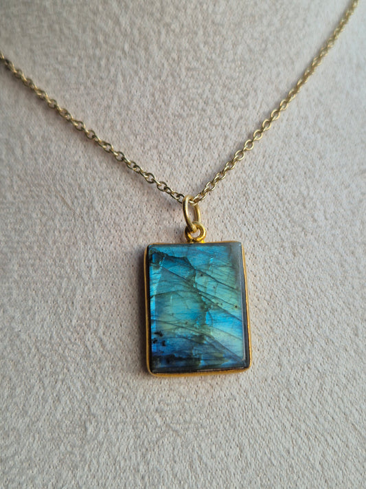 Labradorit Aurora Kette