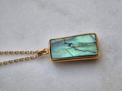 Labradorit Aurora Kette