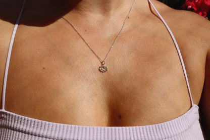 Lotus Kette silber
