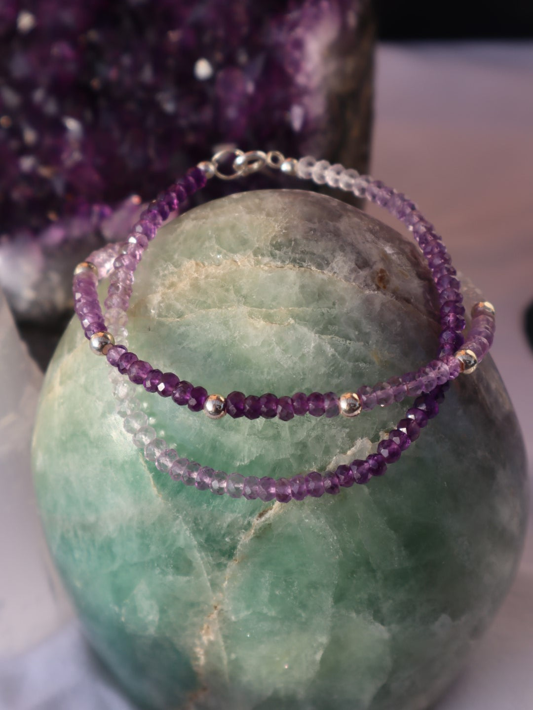 Amethyst Armband Ombré